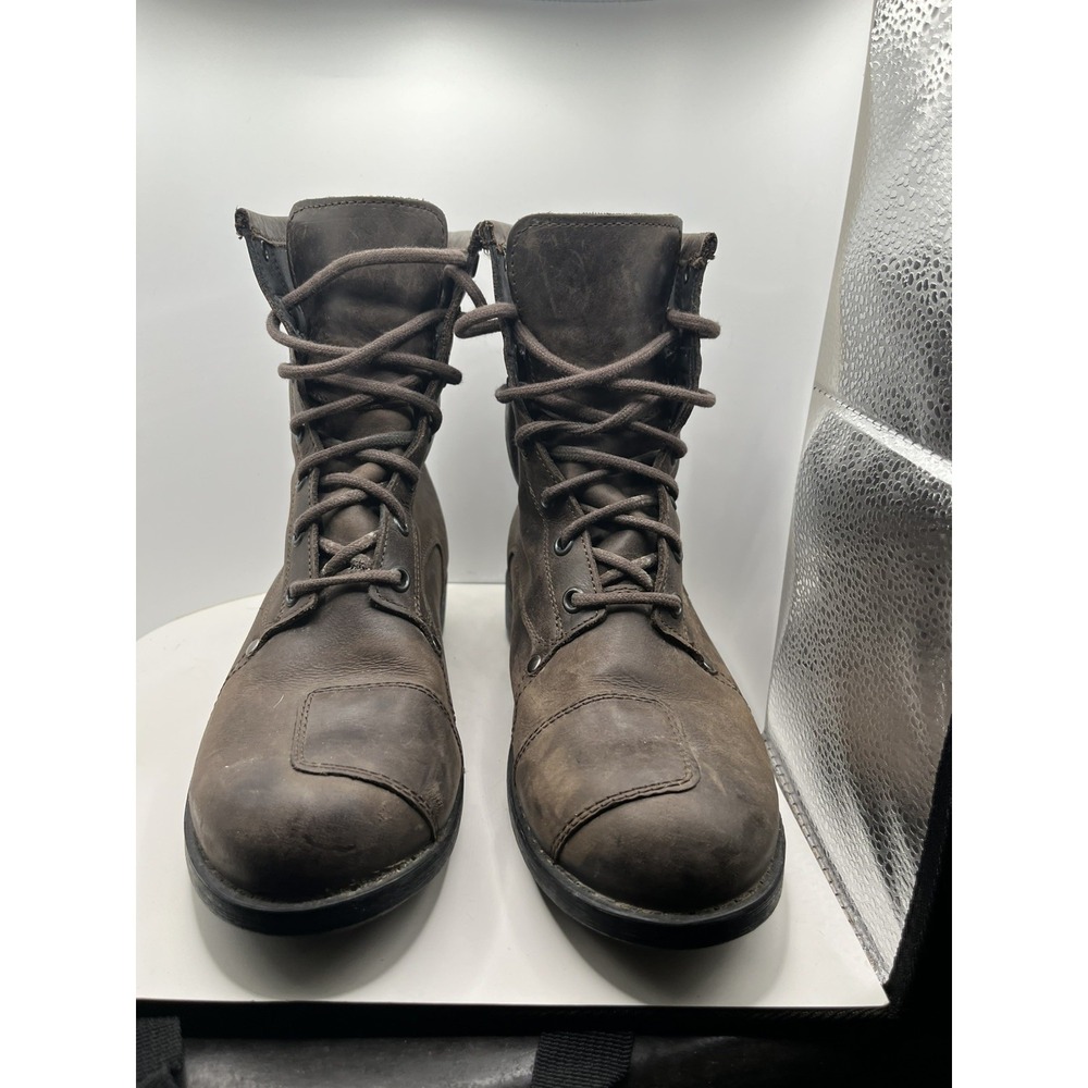 TCX Blend Boots Womens 5.5 Lady Brown Leather Lace Up‎ Moto Waterproof Shoes